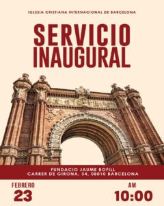 Servicio inaugural